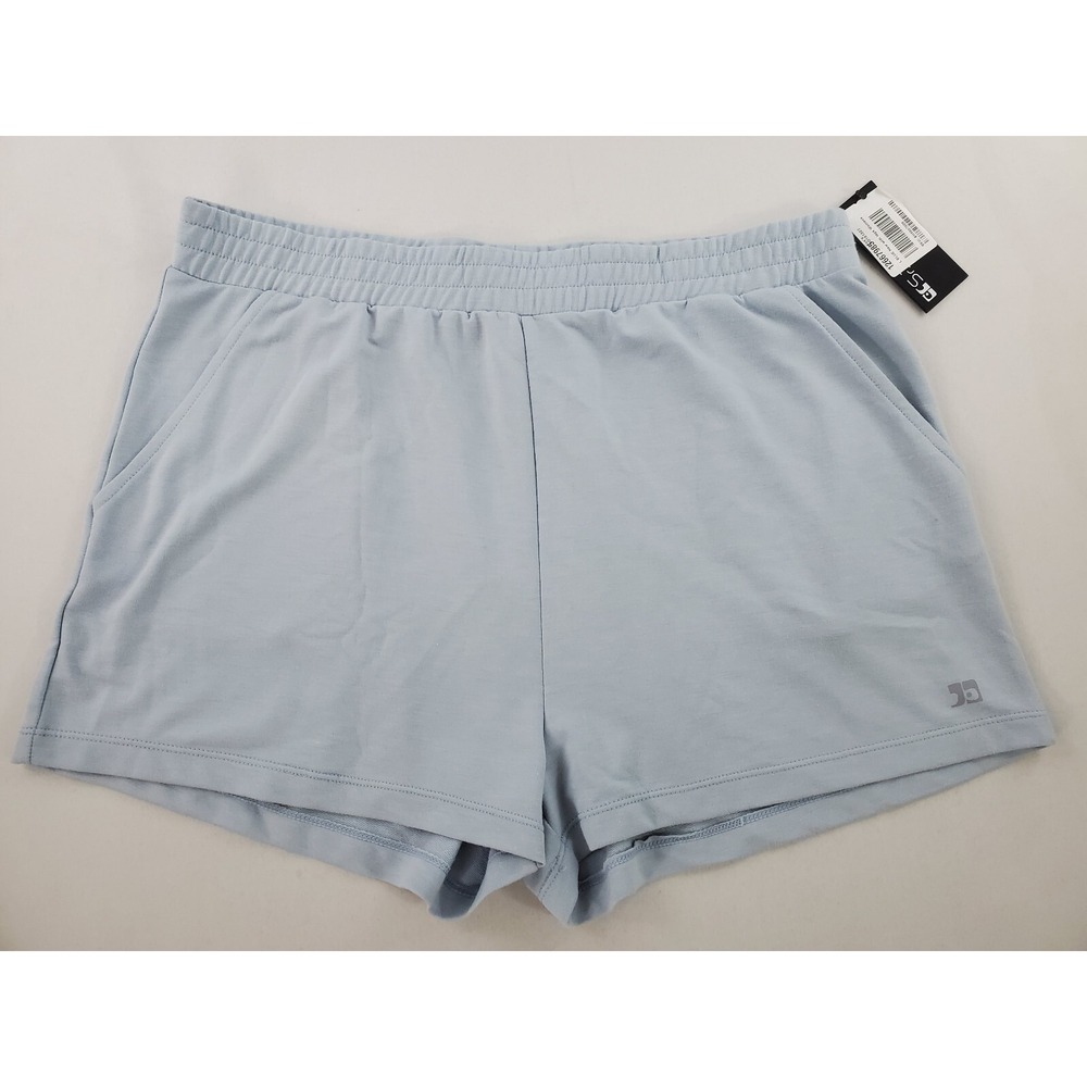 JOE'S women shorts sweatshorts JO191327 blue pockets elastane sz L $32